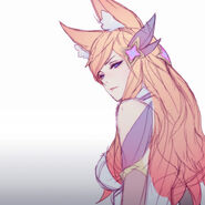 Star Guardian Ahri Concept 5 (by Riot Artist Paul 'Zeronis' Kwon)