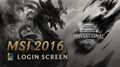 MSI 2016 - Login Screen