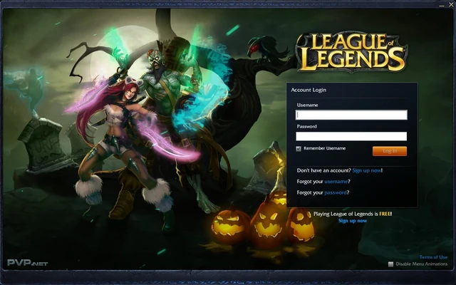 El fantasma de Urf puede verse en el fondo de la pantalla de inicio del Harrowing de 2010.