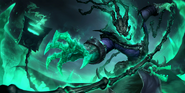 Thresh "Legends of Runeterra" Illustration 2 (by Riot Contracted Artists Sixmorevodka Studio)