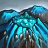 Ícono Montaña azul