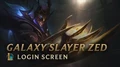 Galaxy Slayer Zed - Login Screen