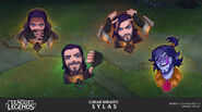 Sylas Emotes Concept (by Riot Artist Oussama Agazzoum)