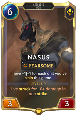 Nasus Legends Of Runeterra League Of Legends Wiki Fandom