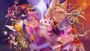 Star Guardian "Starfall" Illustration 1 (by Riot Contracted Artist Katherine 'Suqling' Su)