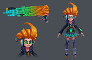 CyberPop Zoe Model 2 (by Riot Artist Hans Hirth)