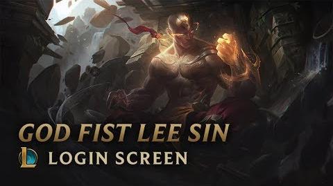 God Fist Lee Sin - Login Screen