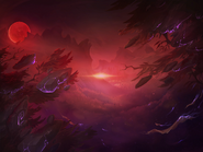 Hunt of the Blood Moon Loading background (by Riot Artist Carlos Ruiz)