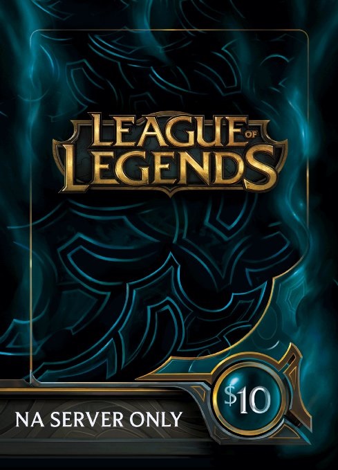 League of Legends $100 Gift Card - NA Server Only [Online Game Code]