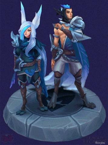 Model SSG Xayah i Rakana 4 (autor: Yekaterina Bourykina)