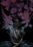 Yasuo "Kin of the Stained Blade" Illustration 1 (by Riot Contracted Artist IDEOMOTOR Studio)