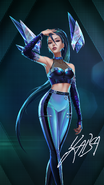 K/DA ALL OUT Kai'Sa Promo 8 (by Riot Artists Shawn Ignatius 'Mujumonster' Tan and Kan Liu)