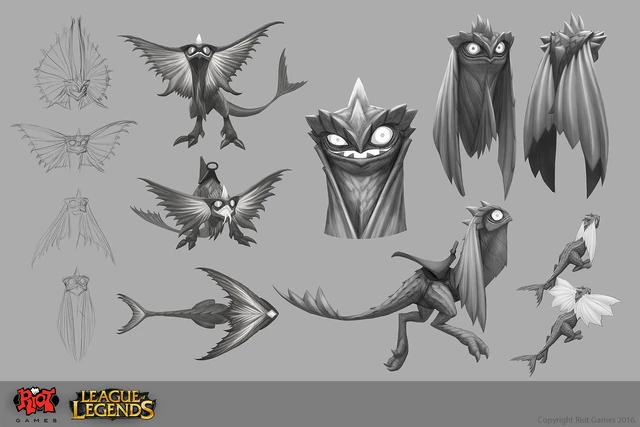 Concepto de Kled 13 (por la artista de Riot, Anna 'Newmilky' Nikonova)