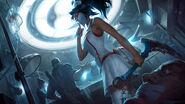 Nurse Akali Update Splash Concept 5 (by Riot Artist Jennifer Wuestling)