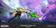 Soul Fighter Nidalee "Legends of Runeterra" Level Up Concept 2 (by Riot Contracted Artists chenkun)