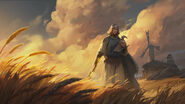 Pantheon "In Battle, Broken" Illustration (by Riot Contracted Artists Grafit Studio)