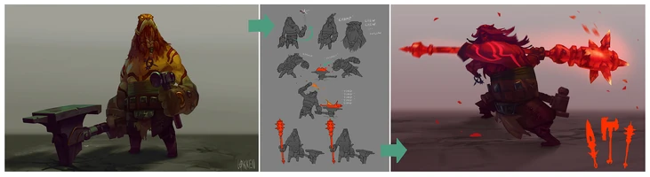 Ornn Konzept 2 (vom Riot-Künstler Joshua 'HUGEnFAST' Brian Smith)