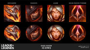 High Noon Icons Concept (by Riot Artist Julian del Rey Aparicio)