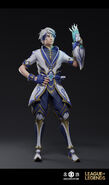 Porcelain Ezreal "A Hero Awakens" Model 1 (by Riot Contracted Artists IDEOMOTOR Studio)