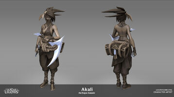 Akali Update Model 1 (vom Riot-Künstler Jason Namgung)