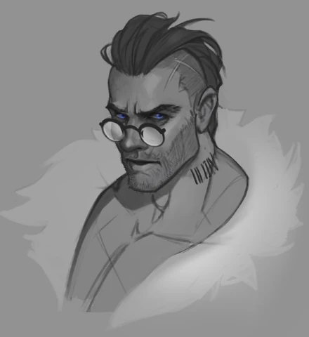 Концепт-арт Сайласа 5 (художник Riot Sunny 'Kindlejack' Koda)