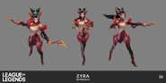 Mythmaker Zyra Model 1 (by Riot Contracted Artists Kudos Productions)