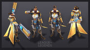 Prestige Pulsefire Lucian Model 3 (by Riot Artist Walker Wan)