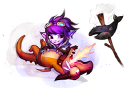 Dragon Trainer Tristana "Dragon Trainer's Field Guide" Illustration 3