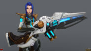 Pulsefire Caitlyn Model 2 (by Riot Artist Yekaterina Bourykina)