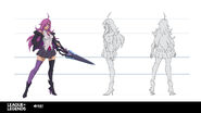 Battle Academia Katarina "Fight for Yours" Concept 4 (by Riot Contracted Artist Miguel Vélez)