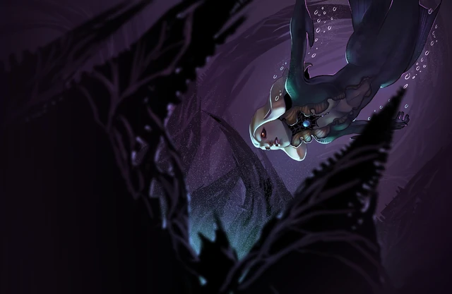 Nami "Into the Abyss" Cover 2 (by Riot Employed Aritst Viviana Medeiros)