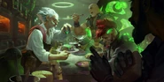Back Alley Barkeep "Legends of Runeterra"]] (by Riot Contracted Artists Sixmorevodka Studio)