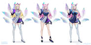 K/DA ALL OUT Ahri Concept 1 (by Riot Artist Rheekyo Lee)