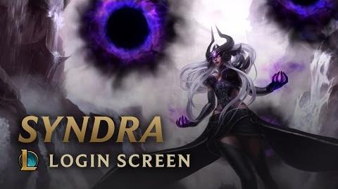 Syndra, the Dark Sovereign - Login Screen