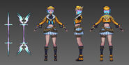 Soul Fighter Lux Concept 6 (by Riot Artist Ricardo 'Azulazuli' Coelho)