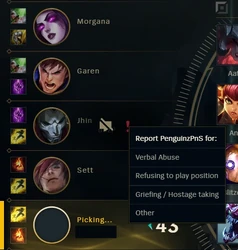 Champion Select Report