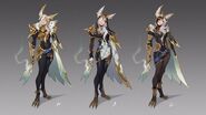 Broken Covenant Xayah Concept 1 (by Riot Contracted Artist Citemer Liu)