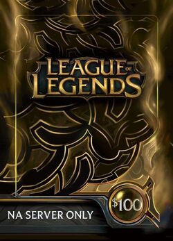 League of Legends $100 Gift Card - NA Server Only [Online Game Code]