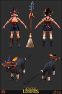 Bewitching Nidalee Update Model 2 (by Riot Artist Hector Moran)