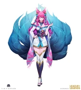 Koncept Ahri Duchowego Rozkwitu "Duchowe Więzi" 1 (autor: Paul 'Zeronis' Kwon)