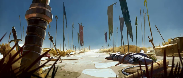 Worlds 2018 Rise Concept 1 (by Riot Artist Faustine Dumontier)