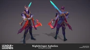 Nightbringer Aphelios Model 3 (by Riot Artist Liem Nguyen)