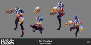 Immortal Journey Shyvana Model 1 (by Riot Contracted Artist Kudos Productions)