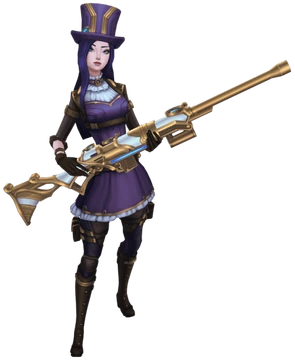 Sfondo Ufficiale Caitlyn Di League Of Legends Caitlyn
