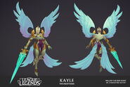 Kayle Update Model 1 (by Riot Artist Willem 'Tokkelossie' van der Schyf)