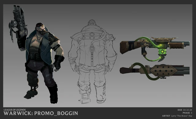 Warwick Update Promo Concept 9 (by Riot Artist Larry 'TheBravoRay' Ray)