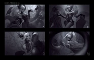 Coven Zyra Splash Concept 1 (by Riot Artist Jessica 'OwleyCat' Oyhenart)