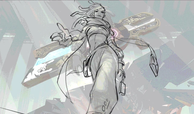 True Damage Senna Splash Concept 3 (by Riot Artist Jennifer Wuestling)