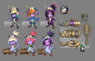 Pengu Cosplay Tristana Concept 1 (by Riot Artist Vlad Bacescu)