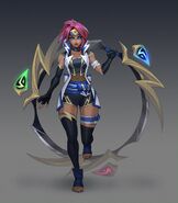 Shockblade Qiyana Concept 1 (by Riot Artist Vlad Bacescu)